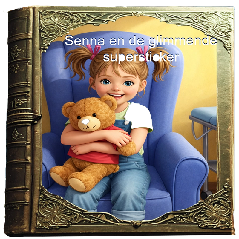 Senna en de glimmende sticker